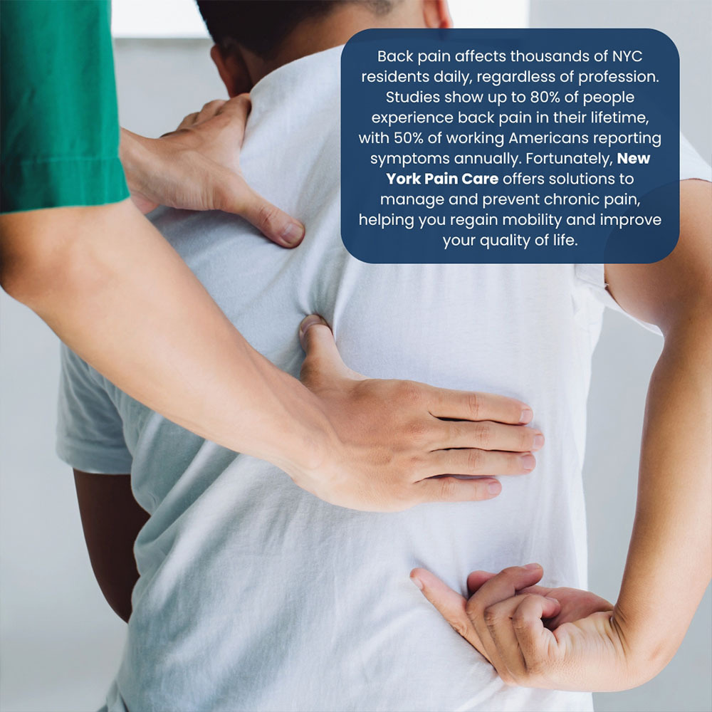 NYC Back Pain Sufferers Don’t Have to Live in Agony